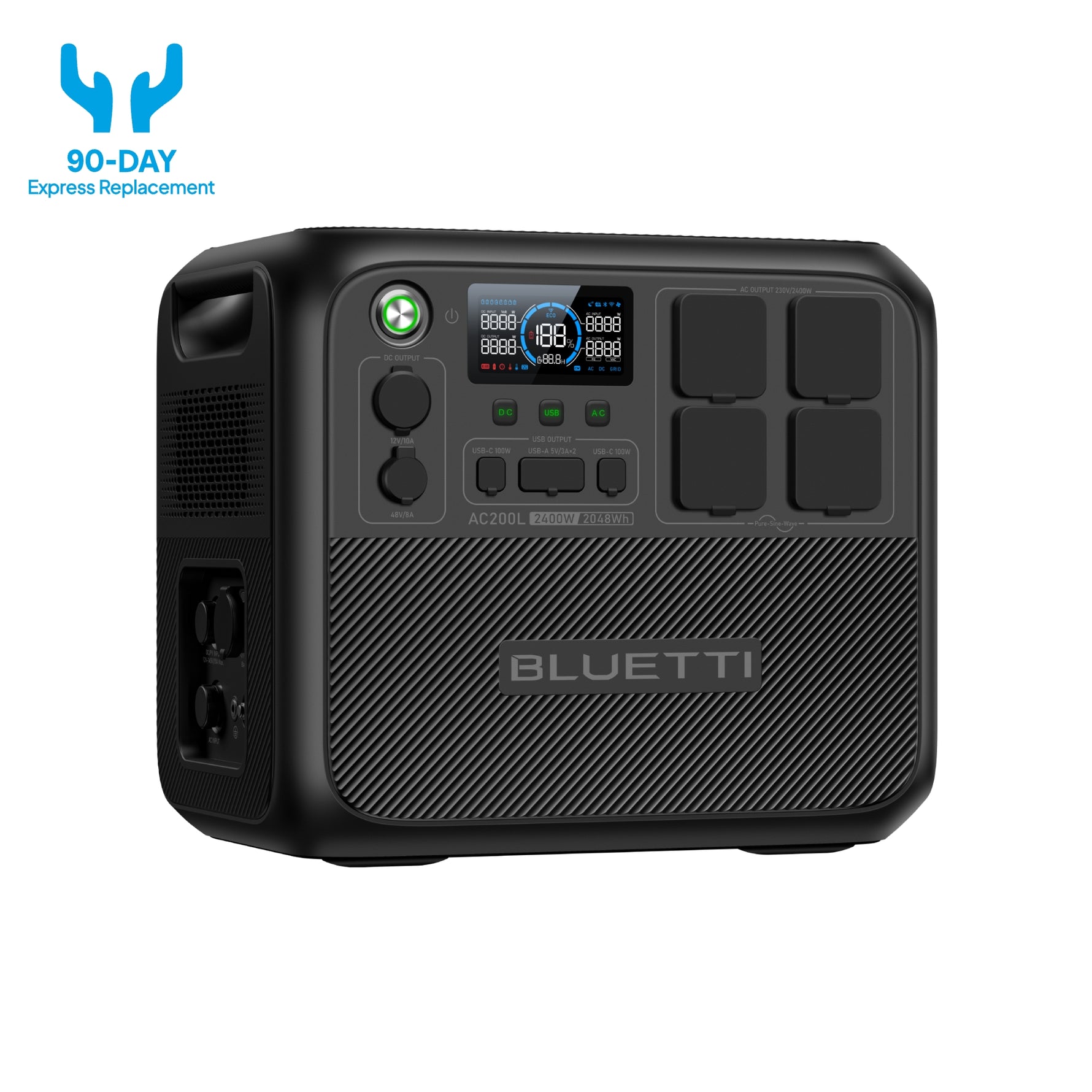 Портативна електростанція BLUETTI AC200L | 2400 Вт 2048 Вт·год - Зображення 11