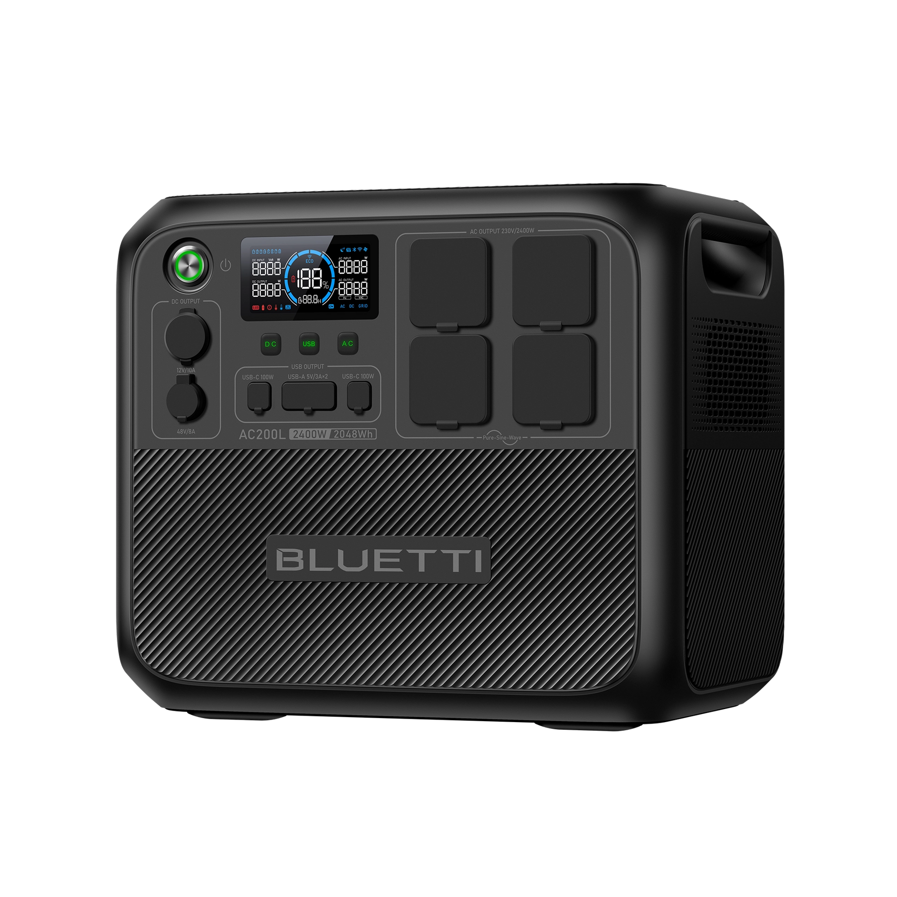 Портативна електростанція BLUETTI AC200L | 2400 Вт 2048 Вт·год - Зображення 10
