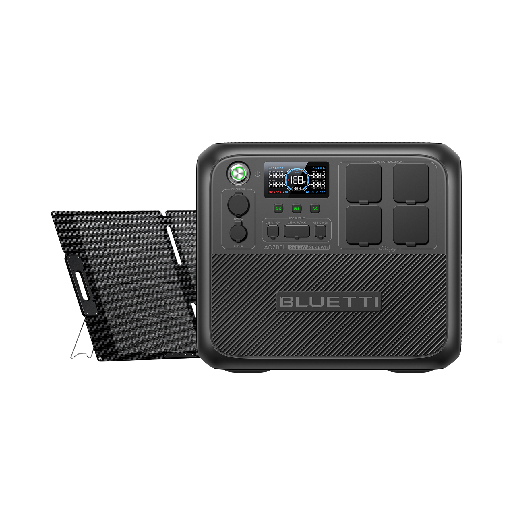 Портативна електростанція BLUETTI AC200L | 2400 Вт 2048 Вт·год - Зображення 2