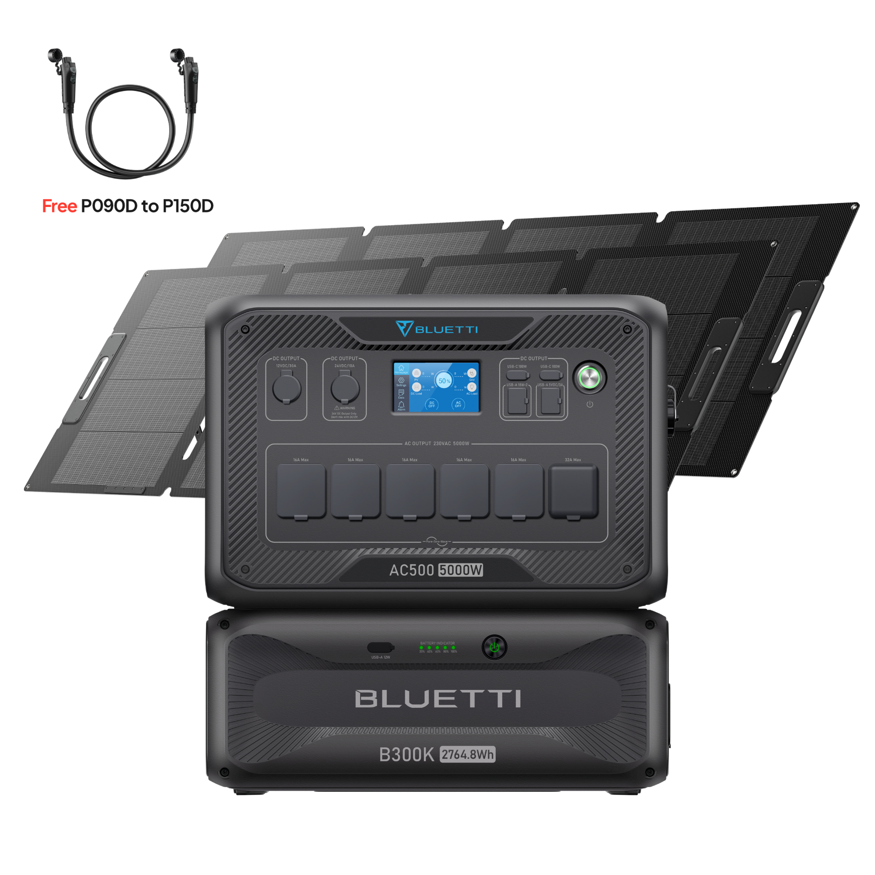 Домашній резервний акумулятор BLUETTI AC500 + B300K - Зображення 4