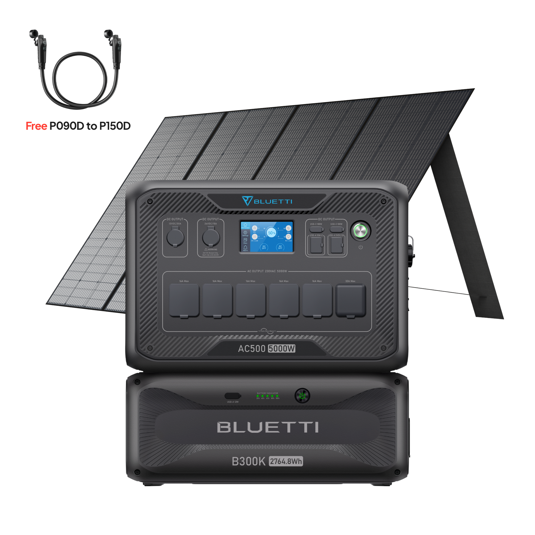 Домашній резервний акумулятор BLUETTI AC500 + B300K - Зображення 5